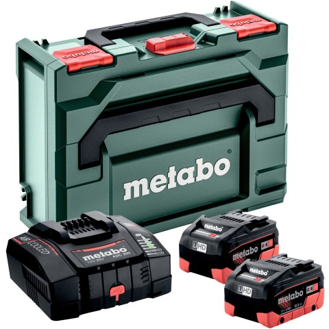 Metabo Basic Set 2 x 18V 10,0Ah LiHD + ASC 145