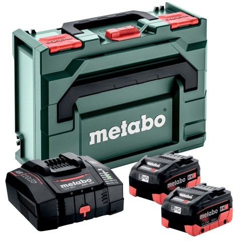 Metabo Basic Set 2 x 18V 8,0Ah LiHD + ASC 145